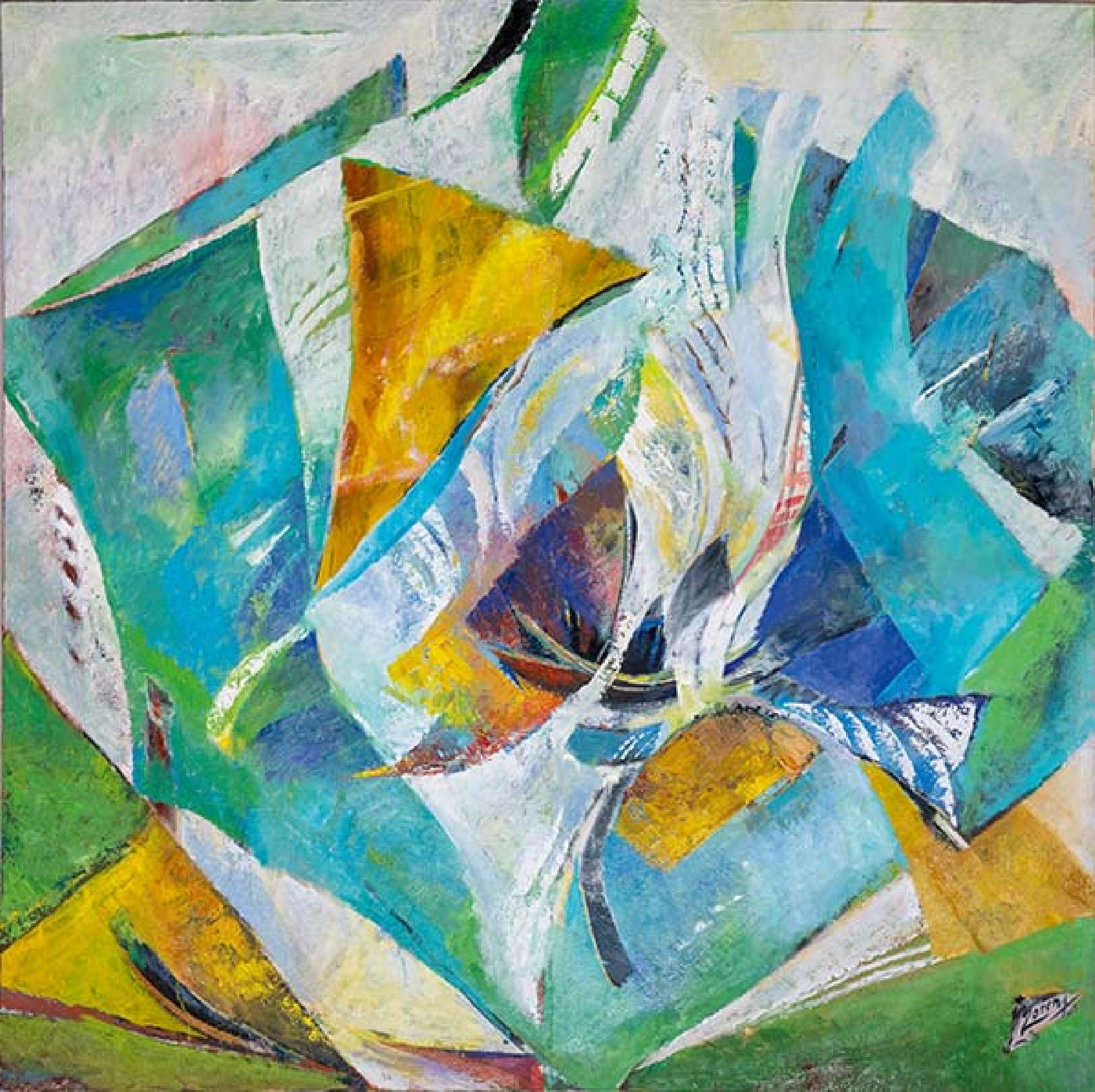 Leonard Lorenz: Aufbruch III
2024/2025 ▪ 200 x 200 cm ▪ Oil on canvas