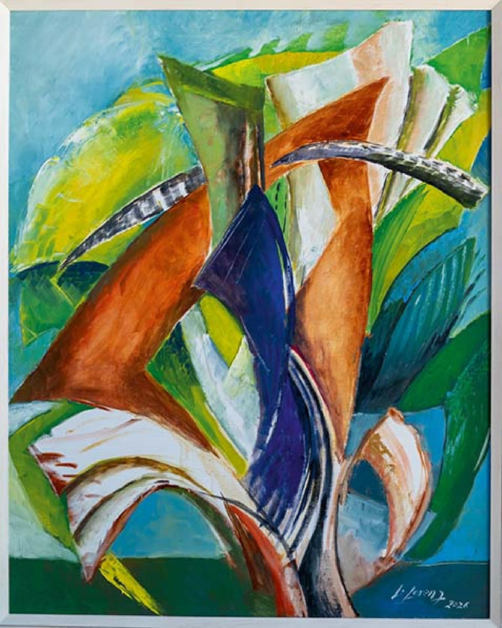Leonard Lorenz: Auffächern
2026&nbsp;&blacksquare;&nbsp;100&nbsp;×&nbsp;80cm&nbsp;&blacksquare;&nbsp;Oil&nbsp;on&nbsp;canvas