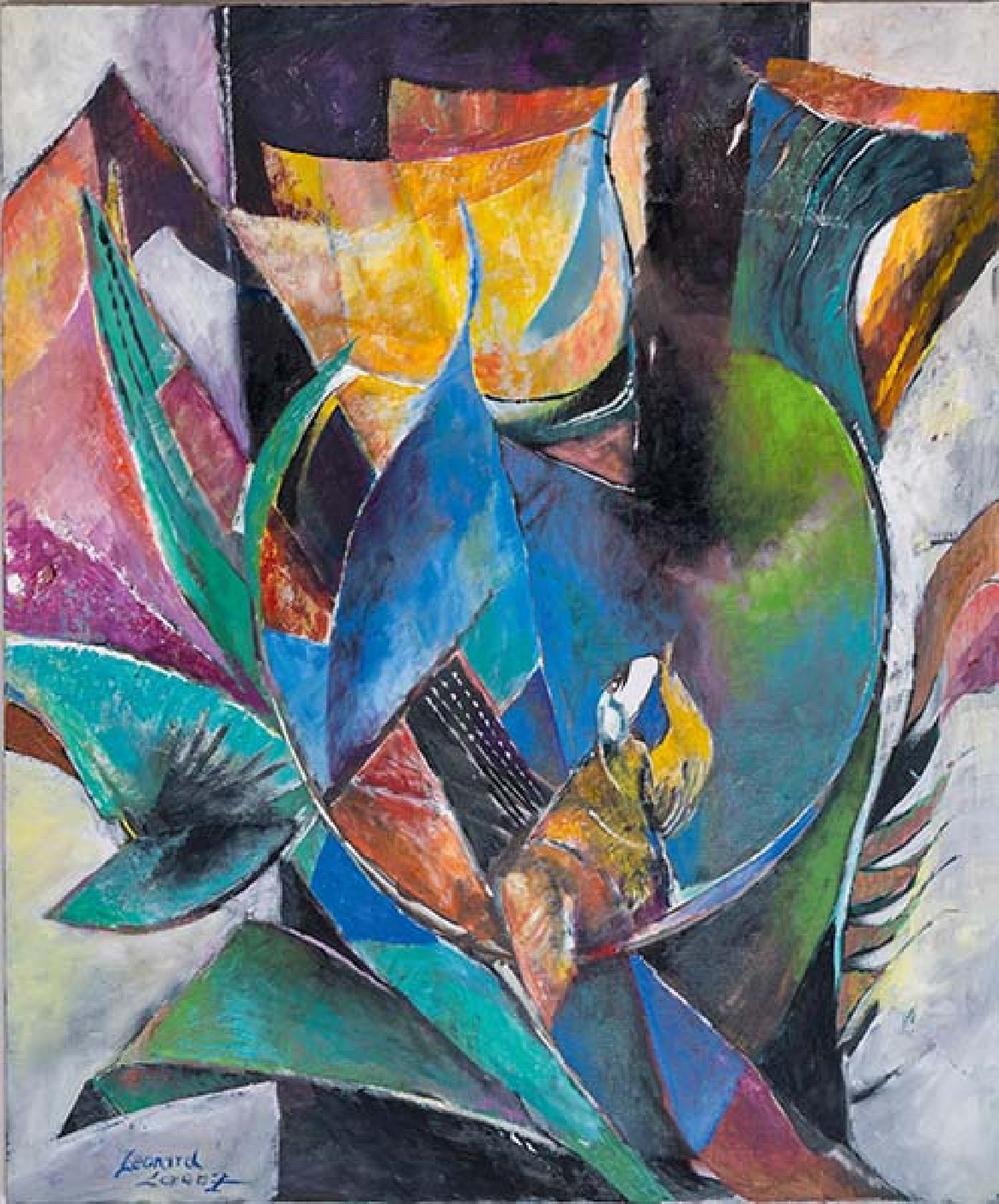 Leonard Lorenz: Imaginäres
2025 ▪ 120 x 100 cm ▪ Oil on canvas